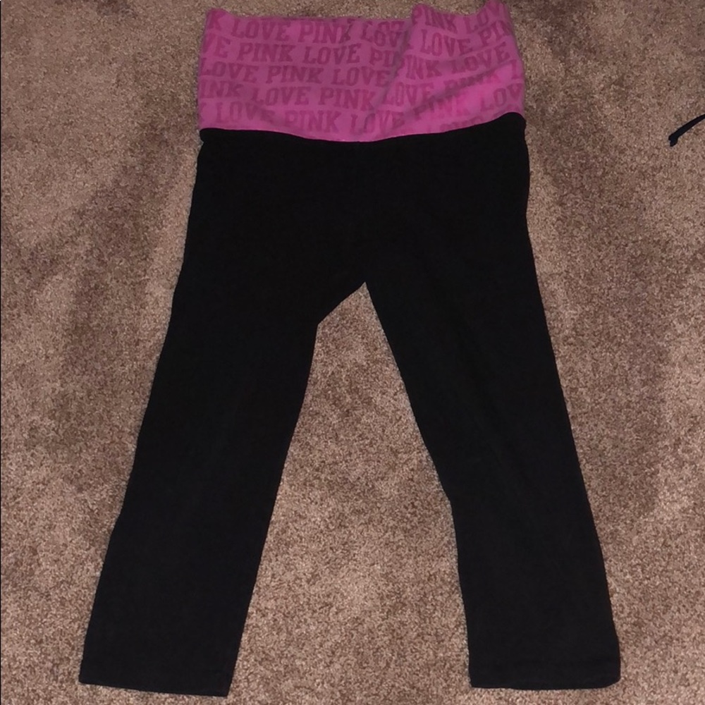Cropped Victoria Secret Pink leggings